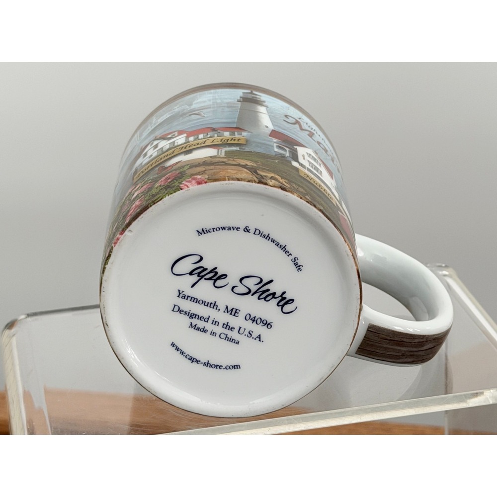 Cape Shore Maine Lighthouse Coffee Mug Cup 5 Different Lighthouses - Picture 6 of 6